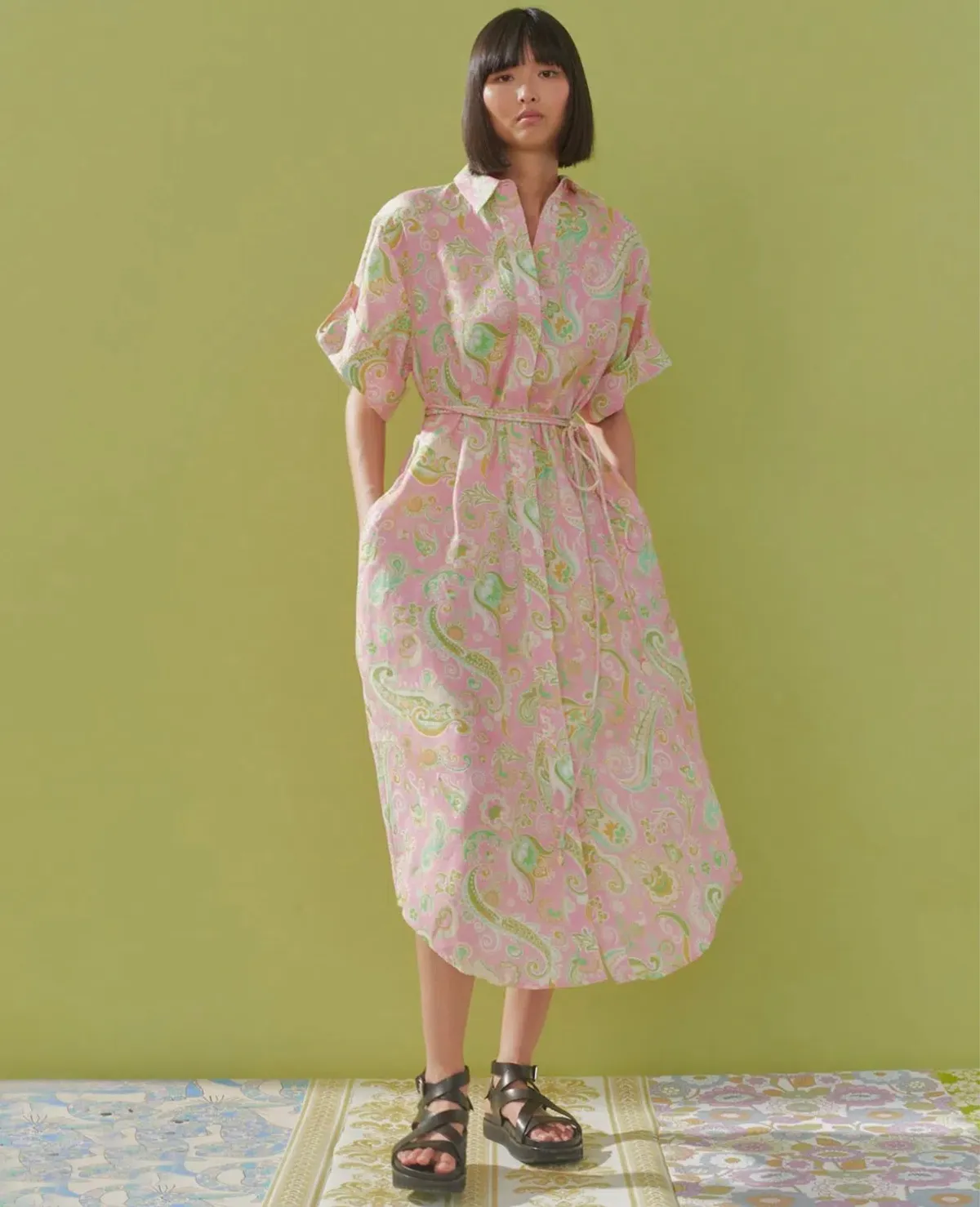 Alemais Marta Shirtdress Print Size AU 14 - Image 4