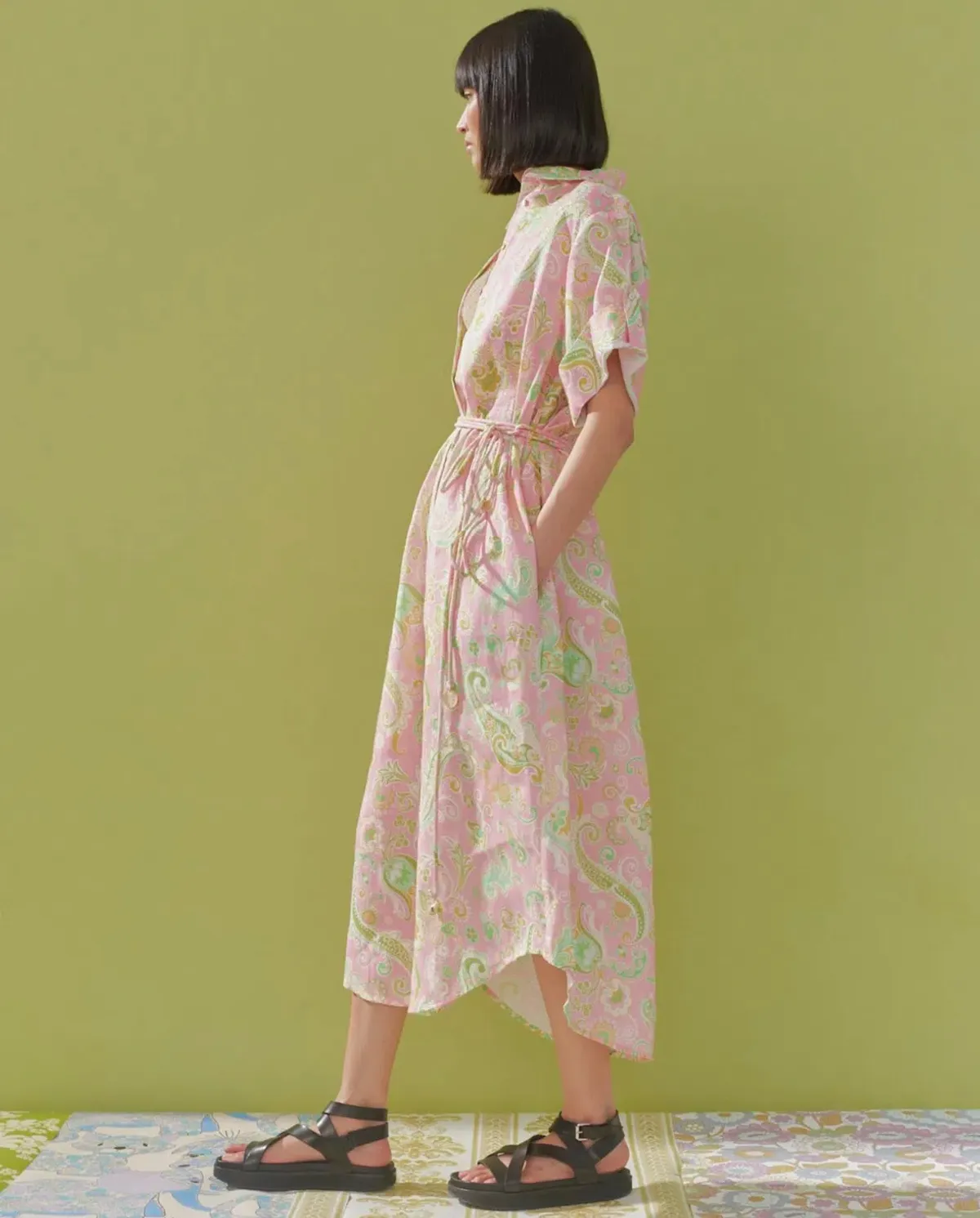 Alemais Marta Shirtdress Print Size AU 14 - Image 2