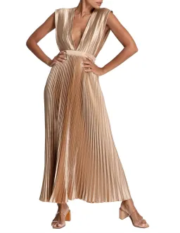 L'Idee Gala Gown Gold Size 6 for rent on The Volte - image 2