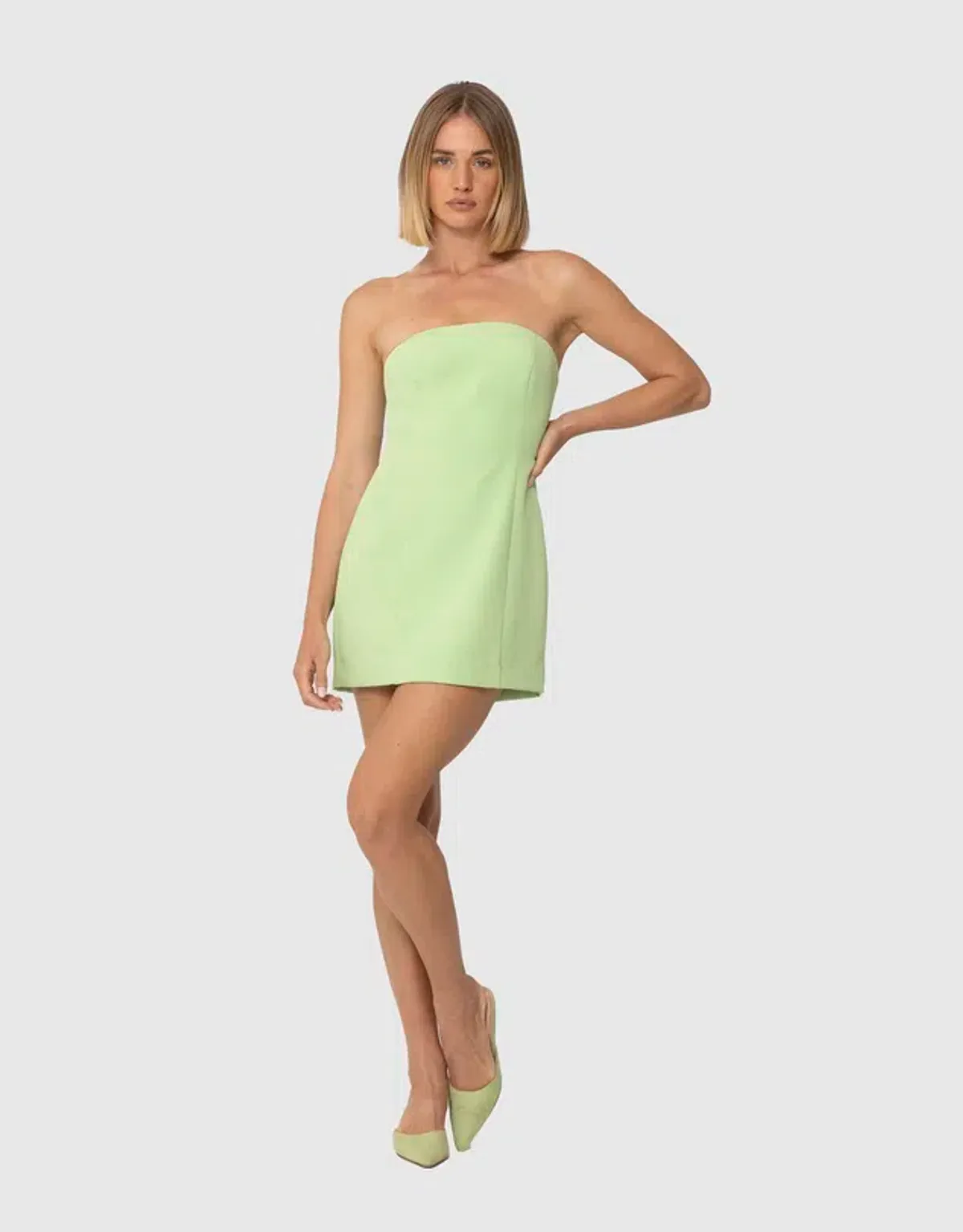 The Wolf Gang Ravello Mini Dress Mint Green Size XS / AU 6 - Image 8