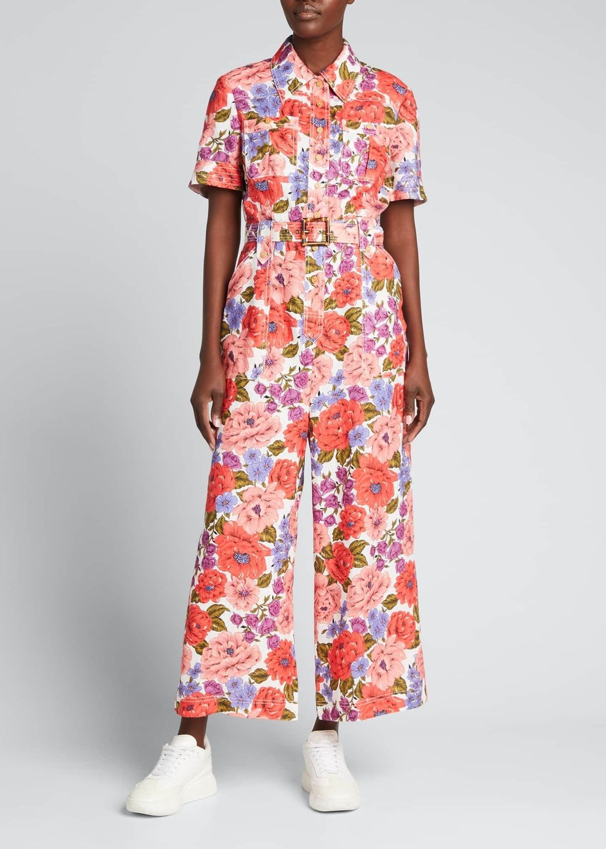 Zimmermann Poppy Belted Safari Jumpsuit Size 8  - Image 1