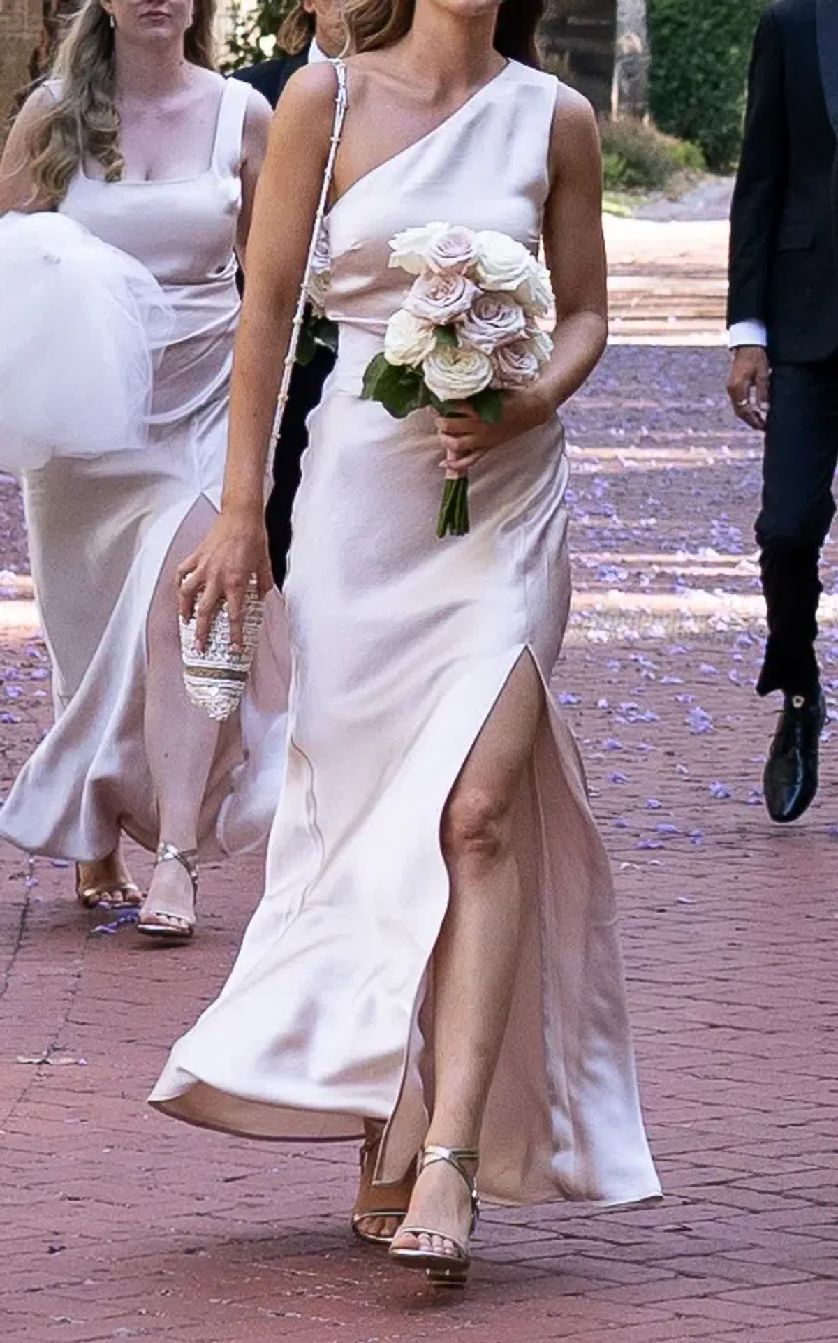 Bec & Bridge The Dreamer Asym Dress Sand Size 6 - Image 1