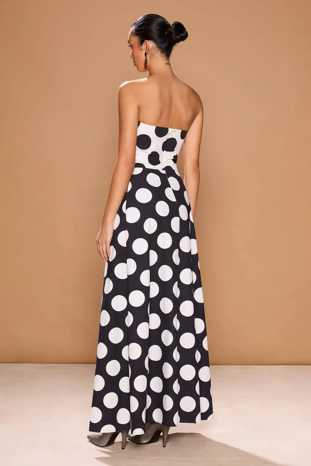 Sonya Moda Milano Polka Dot Dress Print Size 10 - Image 3