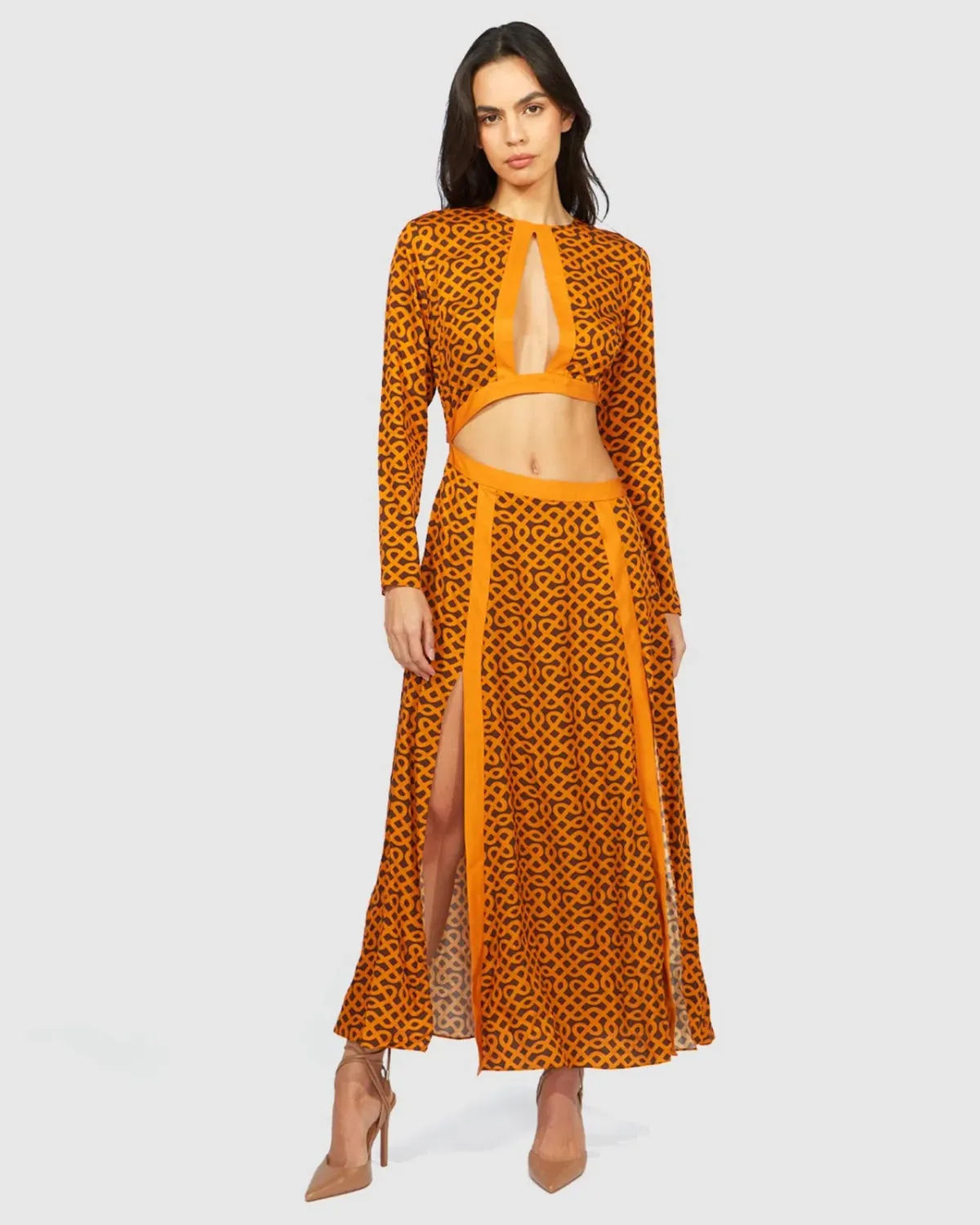 Alice McCall Akima Midi Dress Print Size 10 - Image 1