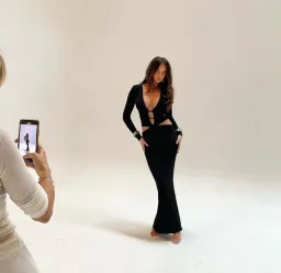 Arcina Ori Aston Dress in Black Size 6 for rent on The Volte - image 3