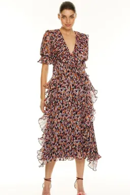 Talulah Sweet Sugar Midi Dress Floral Size L for rent on The Volte - image 2