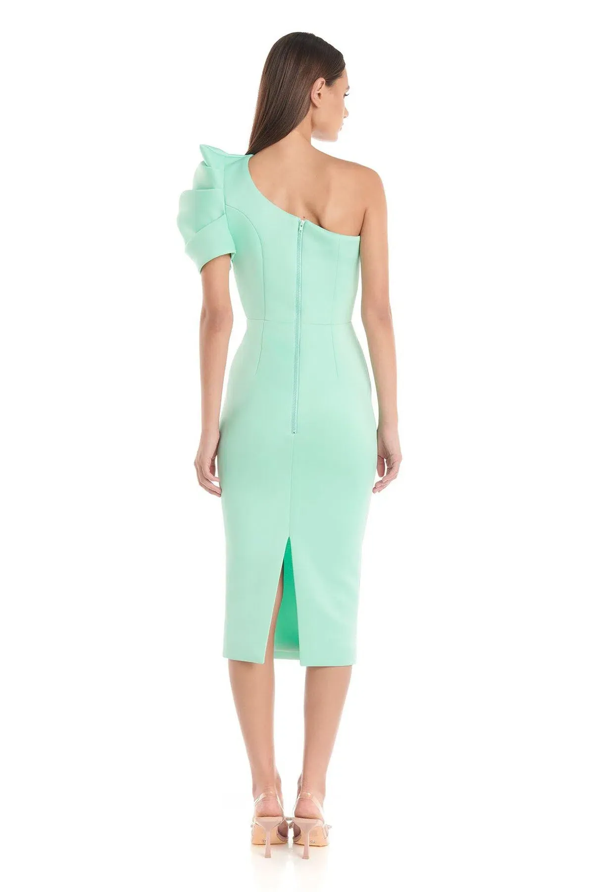 Eliya the Label Suzie Midi Dress Mint Green Size 6 - Image 3