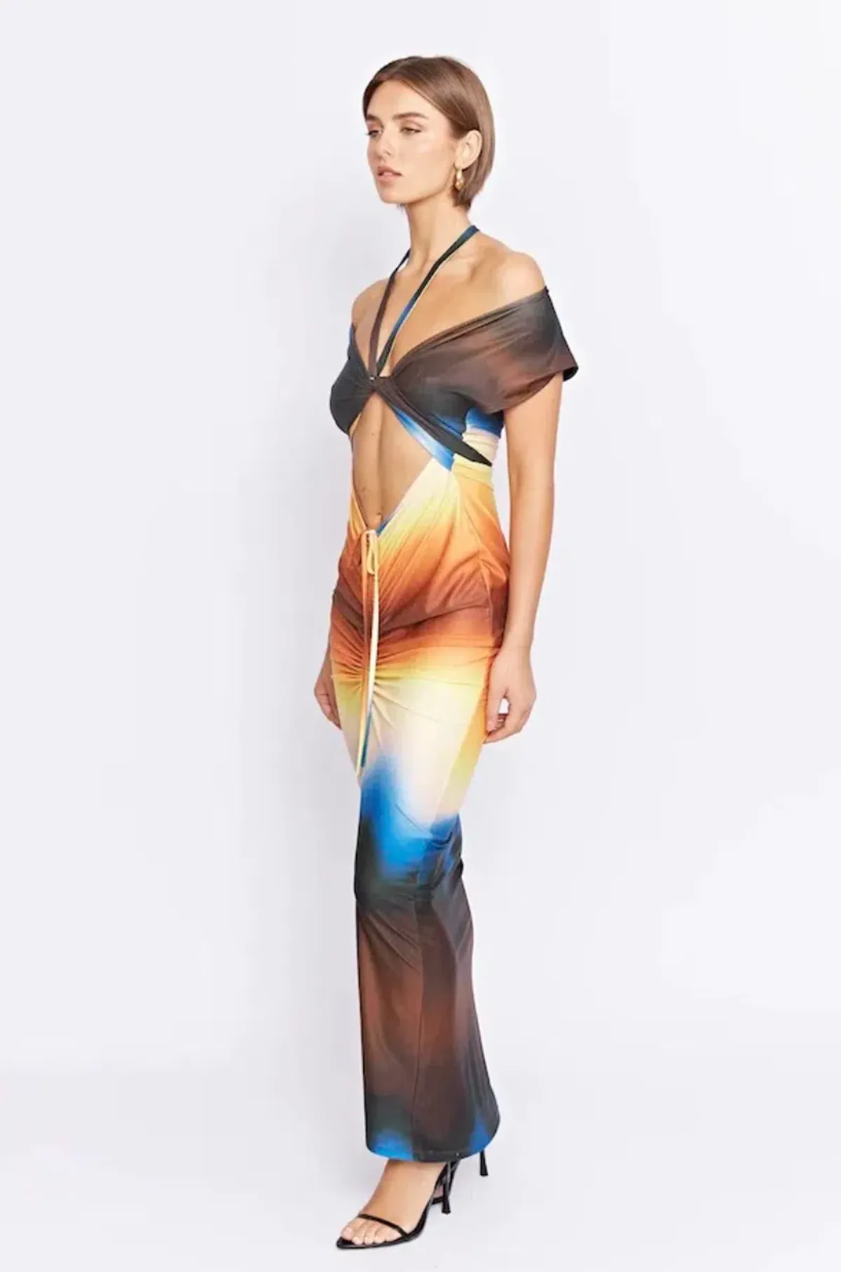 Pfeiffer Lexington Midi Dress Earth Size M / AU 10 - Image 5