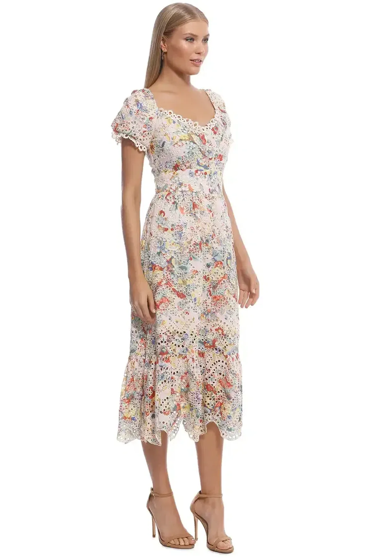 Elliatt Faith Midi Dress Floral Size 12 - Image 2