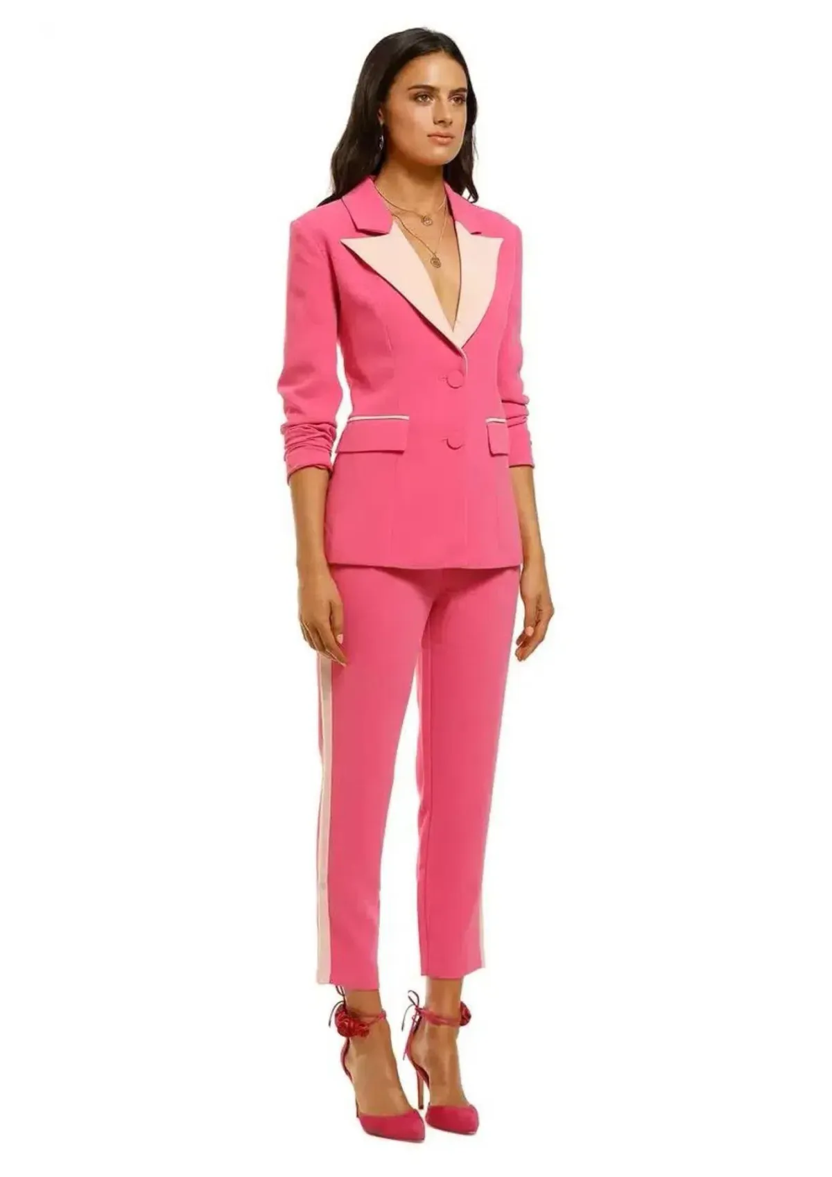 Elliatt Star Two-Piece Suit Hot Pink Size 8 - Image 1