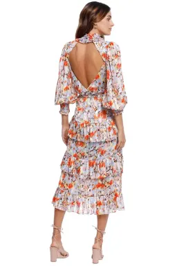 Elliatt Caseria Midi Dress Floral Size 12 for rent on The Volte - image 3