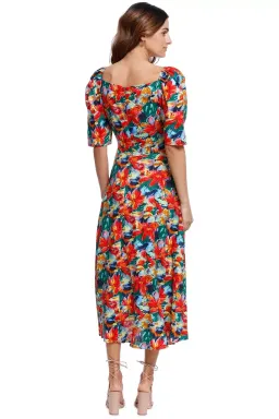 Elliatt Lexi Midi Dress Floral Size 12 for rent on The Volte - image 3