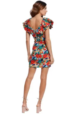 Elliatt Leia Mini Dress Floral Size 10 for rent on The Volte - image 3