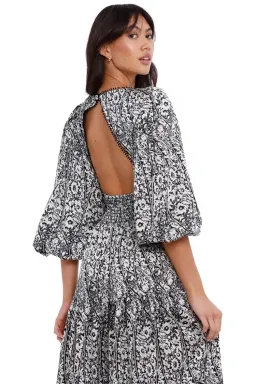 Elliatt Growth Midi Dress Print Size 12 for rent on The Volte - image 5