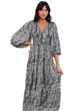 Elliatt Growth Midi Dress Print Size 12 for rent on The Volte - image 4