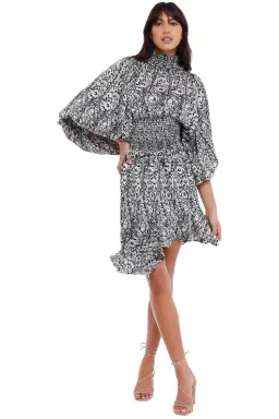 Elliatt Prevail Blouse and Mini Skirt Set Print Size 6 for rent on The Volte - image 2
