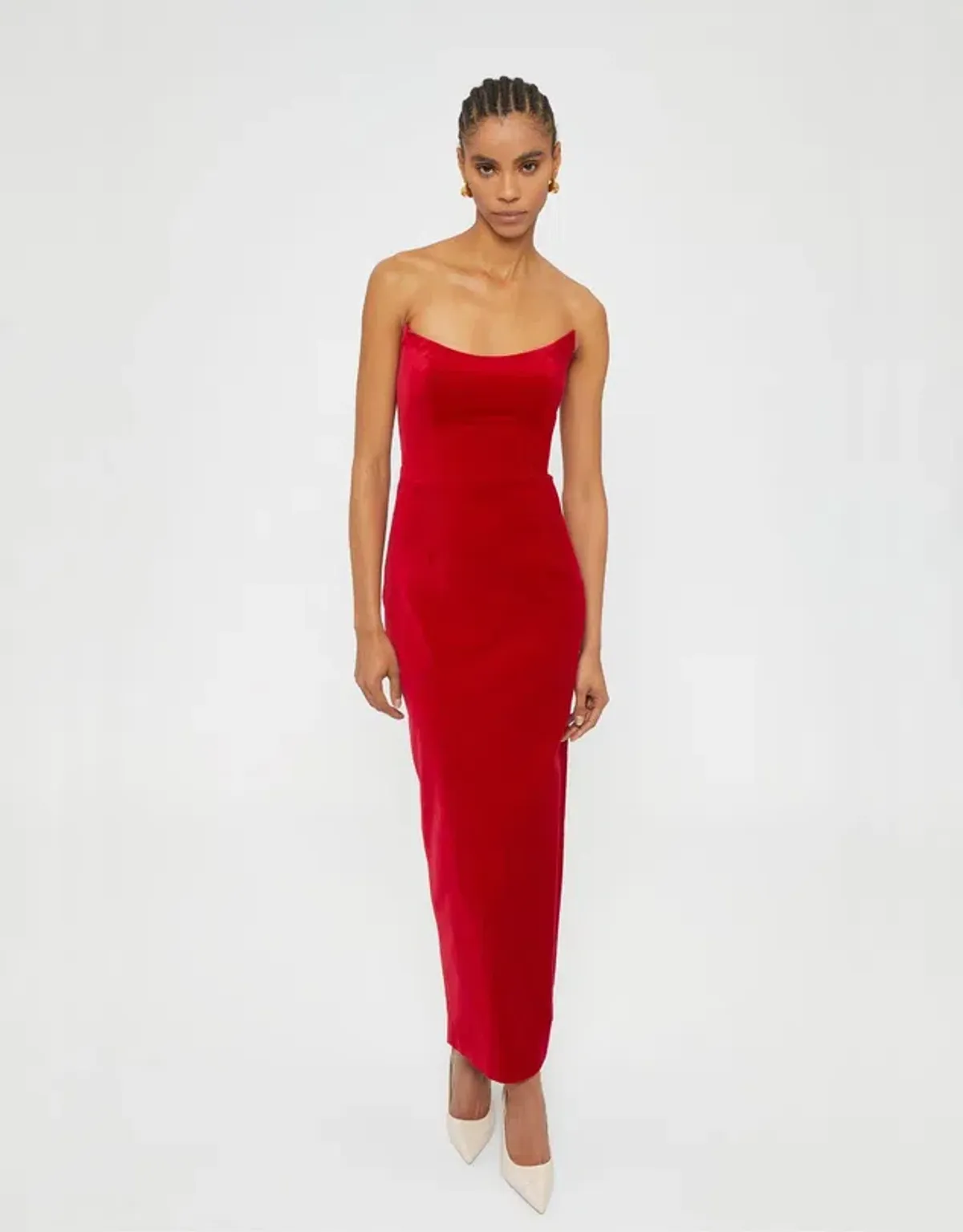 Ginger & Smart Soloist Strapless Gown Red Size 6 - Image 2