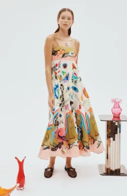 Alemais Evergreen Sundress Multi Size 10 for rent on The Volte - image 1