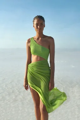 Baobab Zadeh Dress Jade Size M / Au 8 for rent on The Volte - image 3