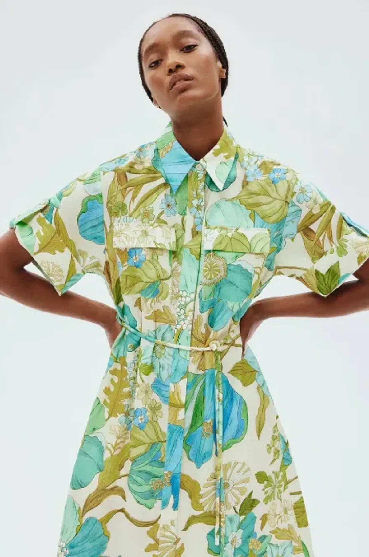 Alemais Janis Shirtdress Floral Size 16 - Image 2