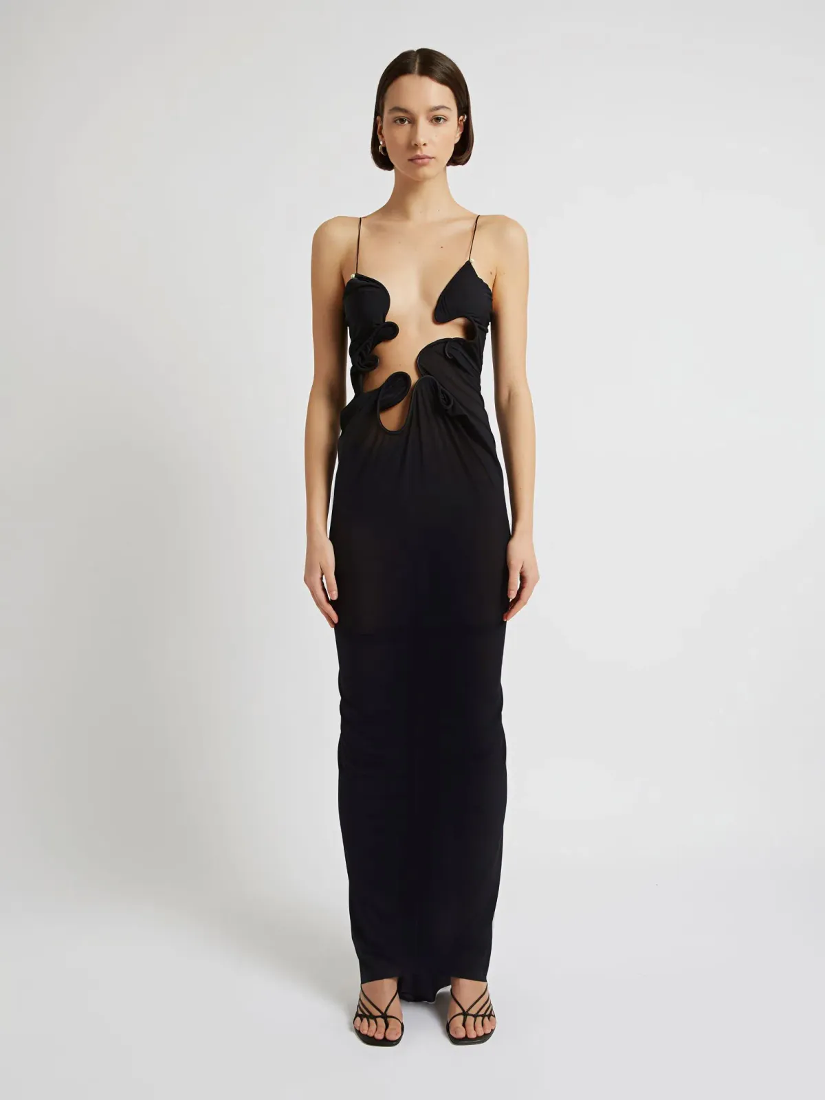 Christopher Esber Moleer Venus Dress Black Size 8 - Image 1
