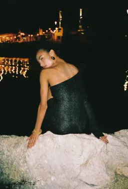 Asta Resort Maya Dress Black Sequin Size 6 for rent on The Volte - image 5