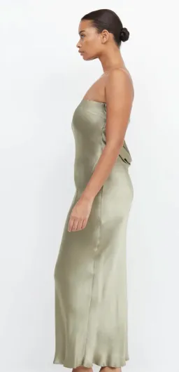 Bec & Bridge Moon Dance Strapless Maxi Sage Size 8 for rent on The Volte - image 5
