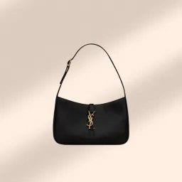 YSL Le 5 À 7 In Smooth Black Leather for rent on The Volte - image 1
