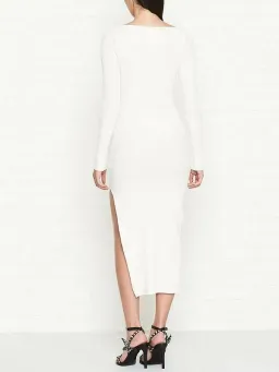 Bec & Bridge Iman Midi Dress Ivory White Size 6 for rent on The Volte - image 2
