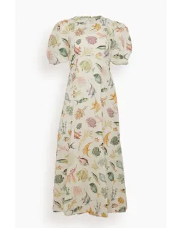 Alemais Wanda Midi Dress Print Size 6 for rent on The Volte - image 2