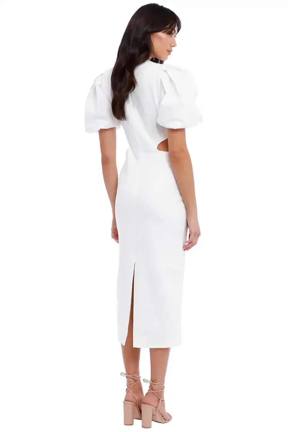 Elliatt Suffage Dress in White Size 8 - Image 5