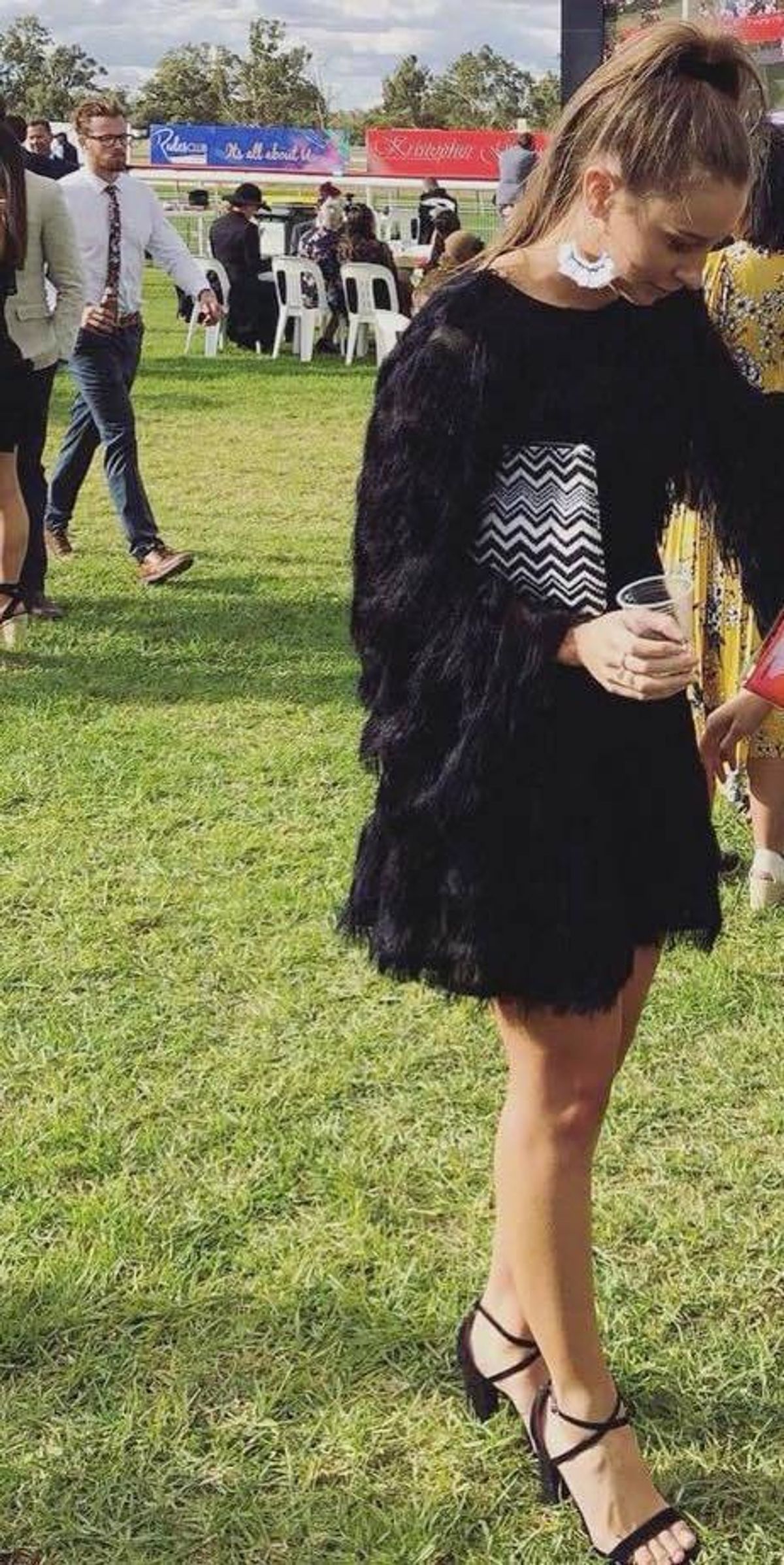 Talulah Eleanor Fringe Mini Dress - Image 3