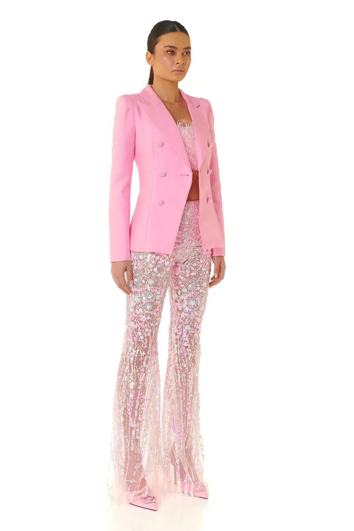 Eliya the Label Simone Blazer Pink Size L / AU 12 - Image 5