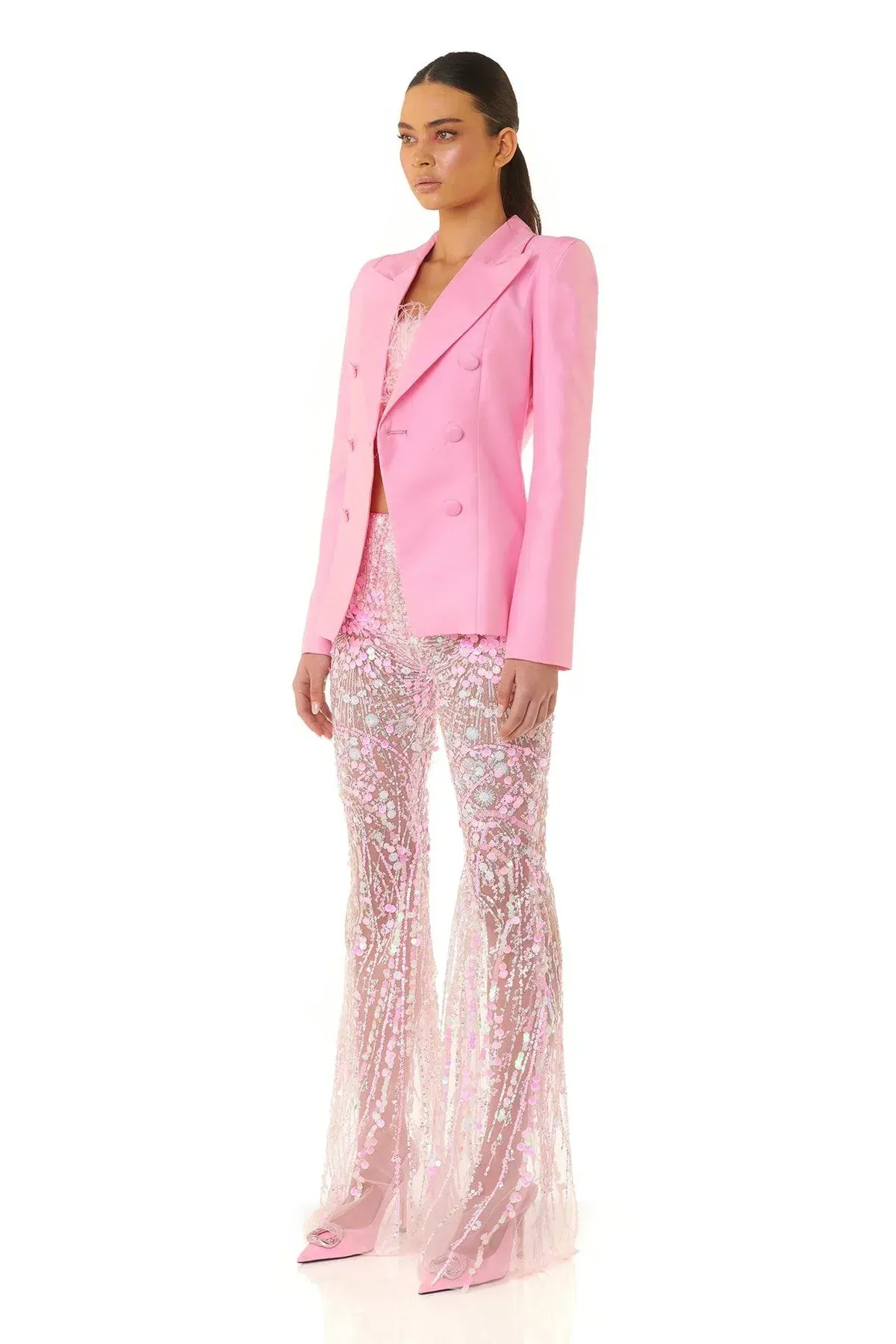 Eliya the Label Simone Blazer Pink Size L / AU 12 - Image 4
