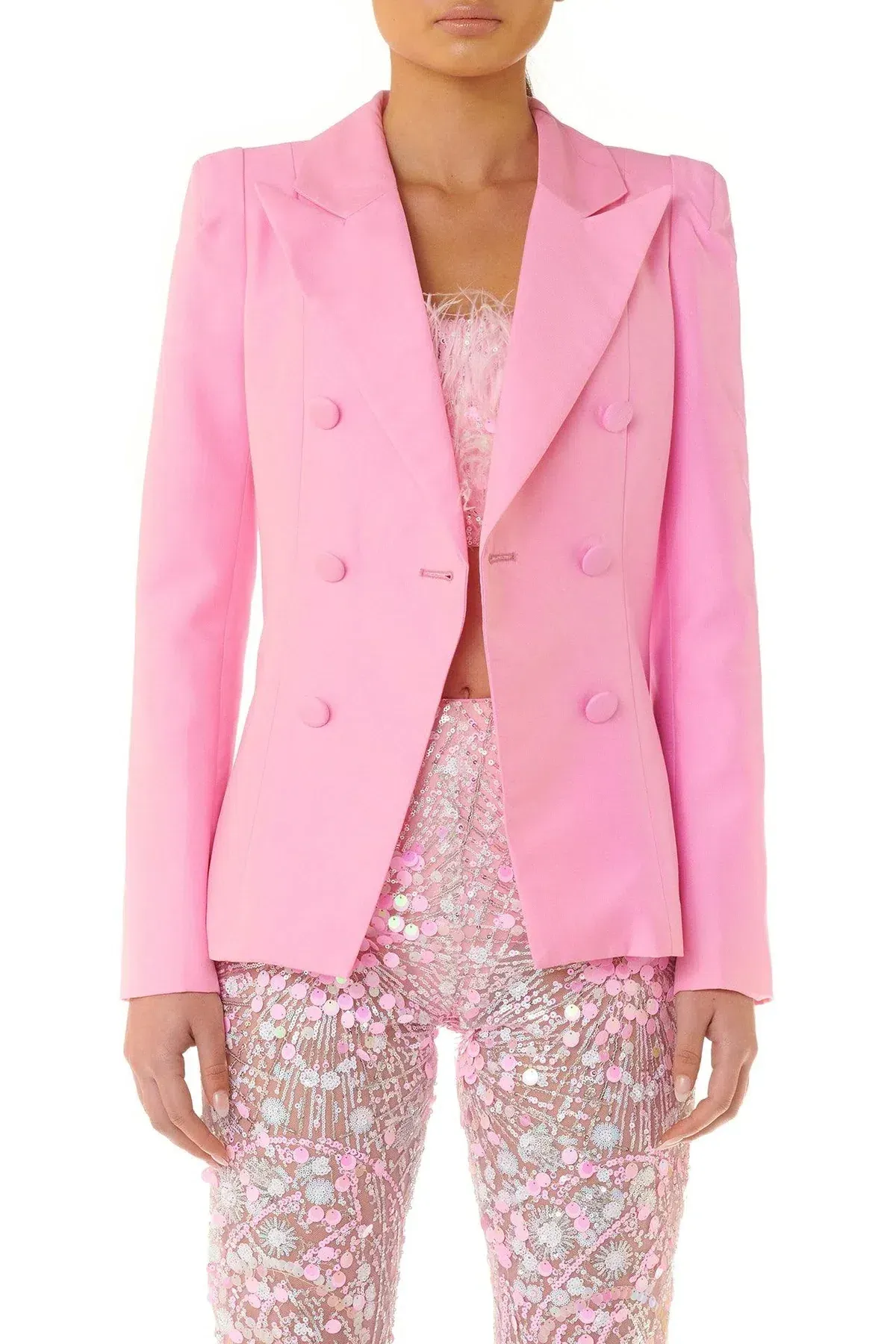 Eliya the Label Simone Blazer Pink Size L / AU 12 - Image 2