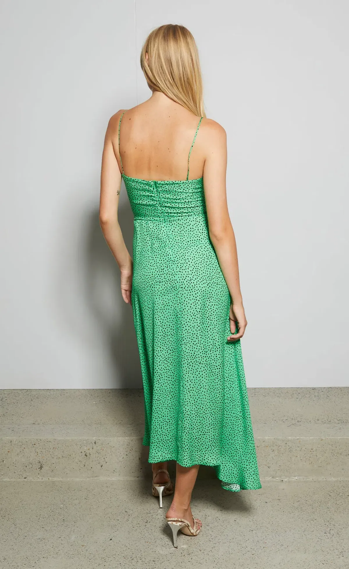 Bec & Bridge Neve Midi Dress Green Size 6 - Image 2