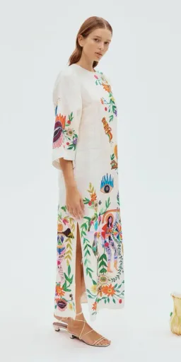 Alemais Meagan Midi Dress Multi Size 14 for rent on The Volte - image 5