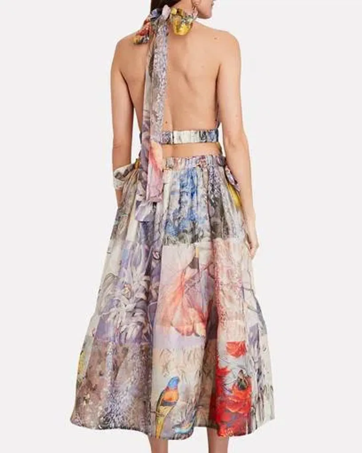 Zimmermann Botanica Halter Neck Gown Print Size 0 / AU 8 - Image 2