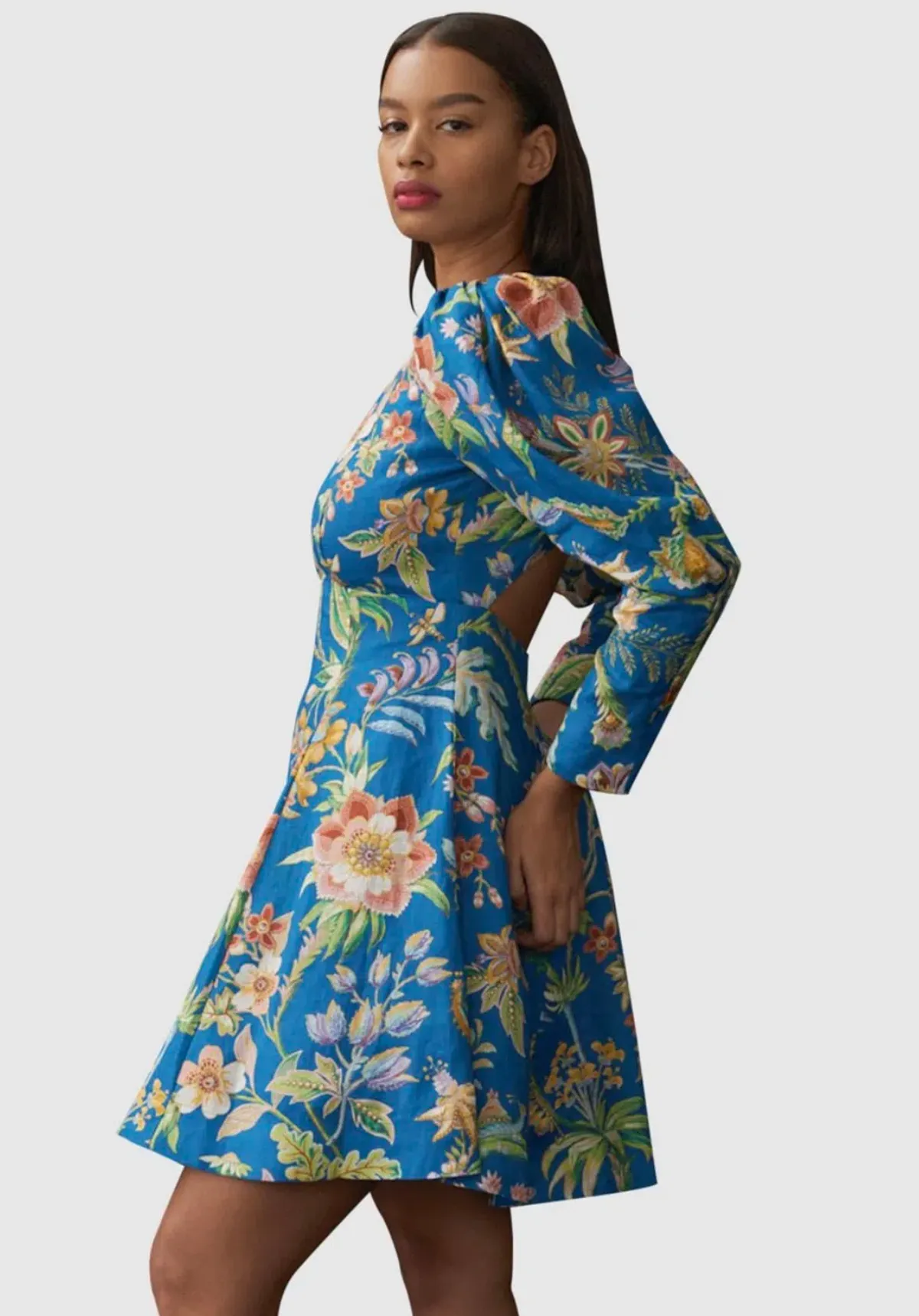 Alemais June Mini Dress Floral Size 12 - Image 2