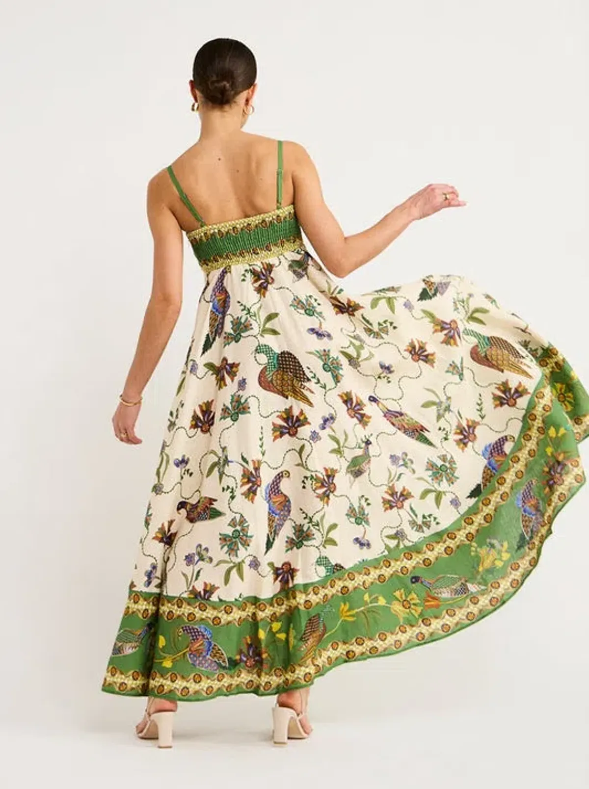 Alemais Birdie Midi Dress Print Size 10 - Image 2