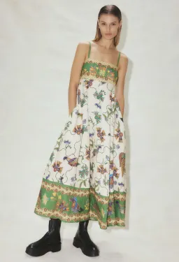 Alemais Birdie Midi Dress Print Size 10 for rent on The Volte - image 3