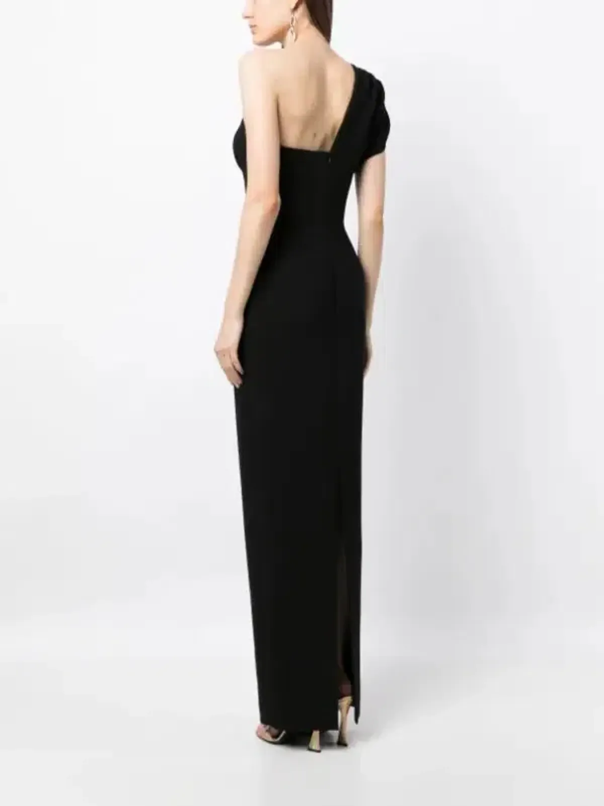 Rachel Gilbert Winnie Gown in Black Size 14 - Image 3