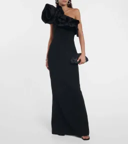 Rebecca Vallance Chloe Gown Black Size 12 for rent on The Volte - image 1