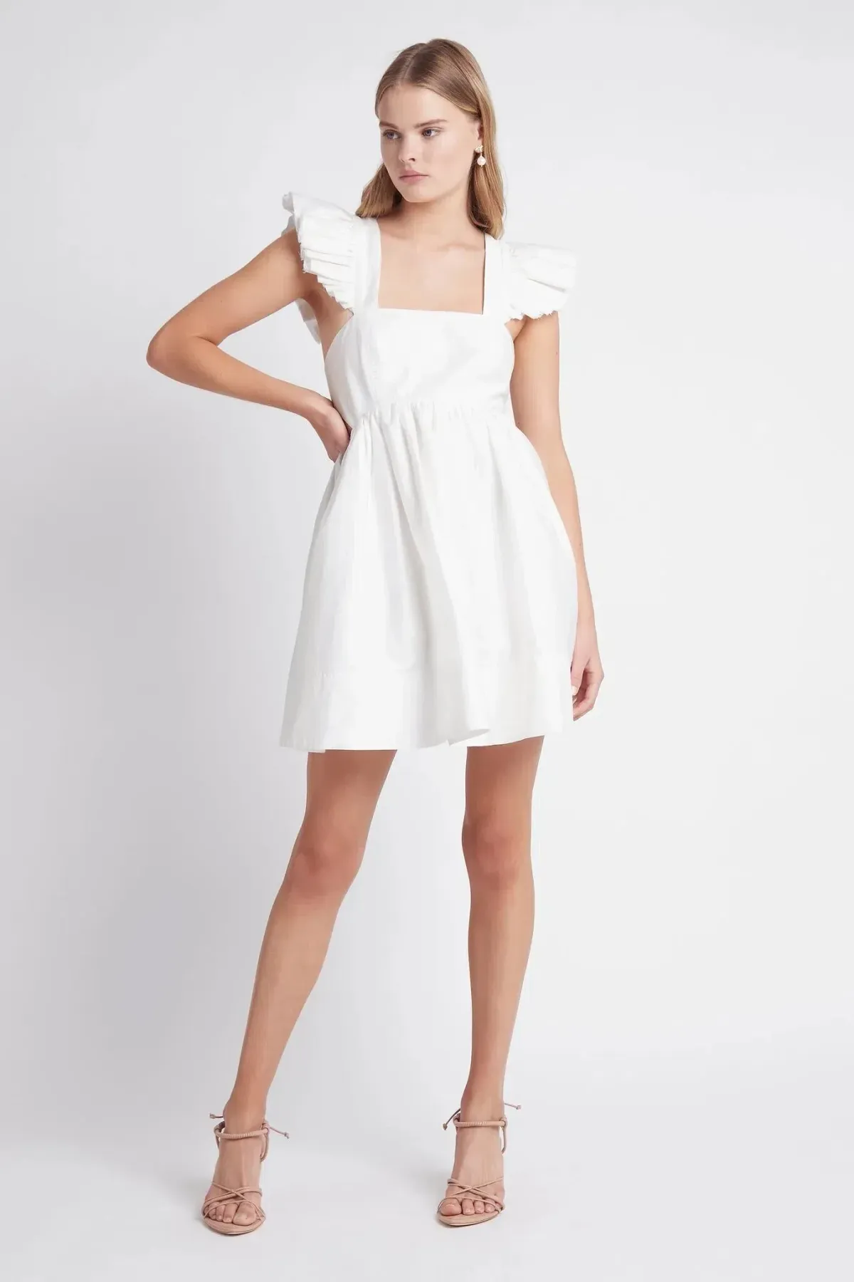 AJE Midsummer Mini Dress Ivory Size 12 - Image 1