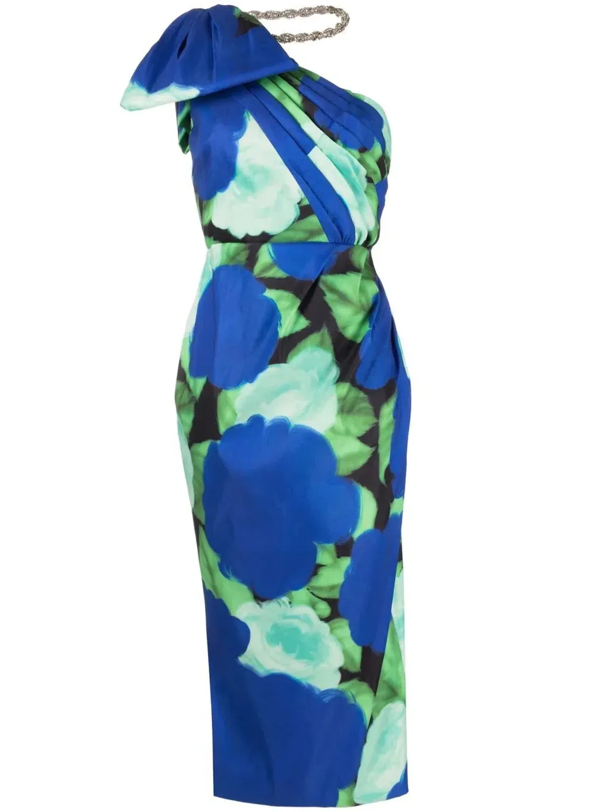 Rachel Gilbert Fauve Midi Dress Electric Floral Print Size 1 / AU 8 - Image 5