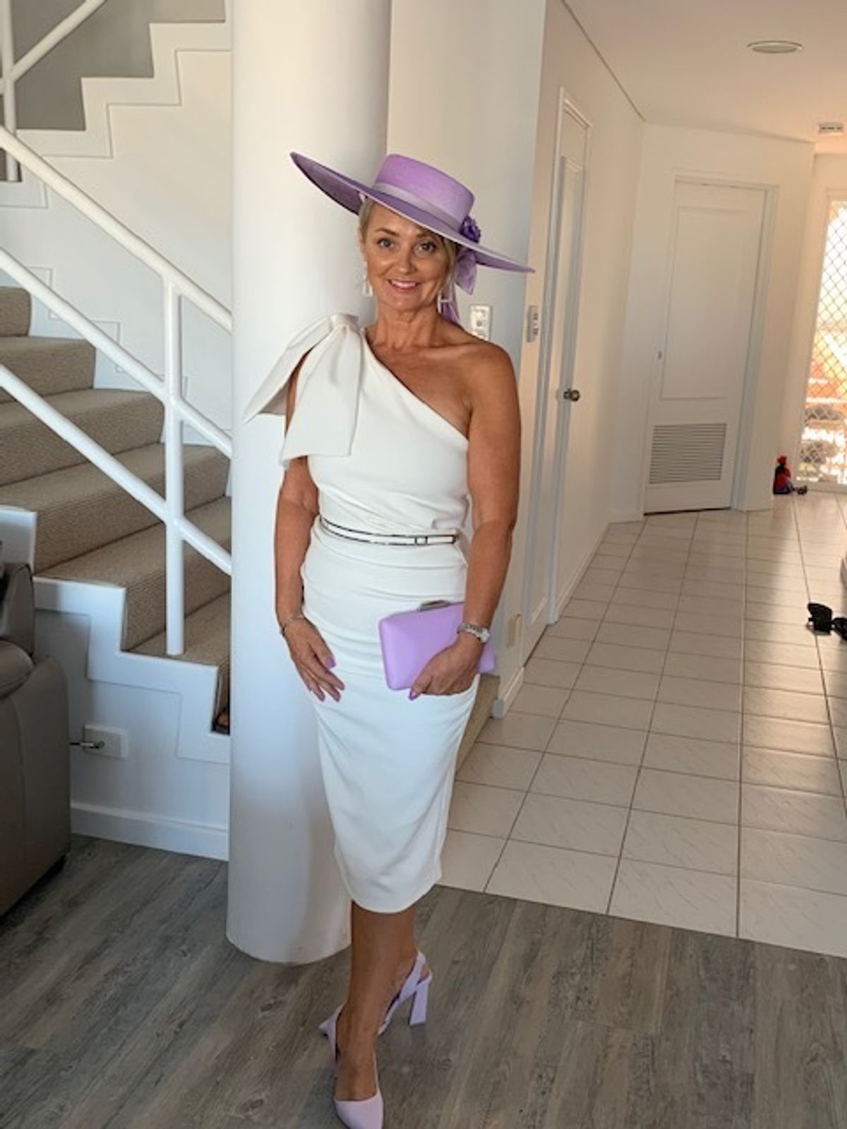 Sheike White Aysm Dress Size 10  - Image 1