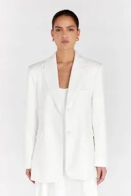 Dissh Harley Boyfriend Two-Piece Suit White Size 8 for rent on The Volte - image 8
