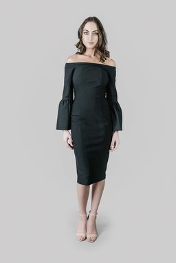 Misha Black Selena Dress size 10 for rent on The Volte - image 1