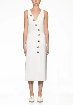 Viktoria and Woods Cardin Midi Dress White Size 00 / AU 4 for rent on The Volte - image 1