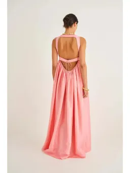 Oroton Strappy Sun Dress Pink Size AU 10 for rent on The Volte - image 4